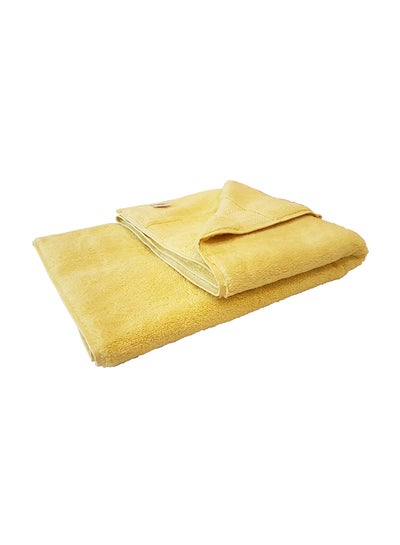 Buy Vienna ZT Bath Sheet Yellow 80 x 160centimeter in UAE