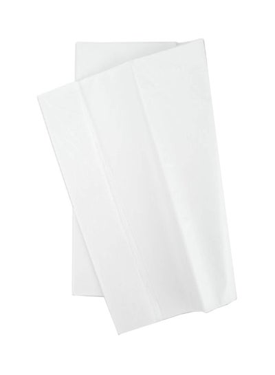 اشتري طقم لفافات مناديل مكون من 10 قطع أبيض في السعودية