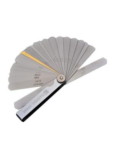 اشتري 32 Piece Feeler Gauge Set رمادي فضي في الامارات