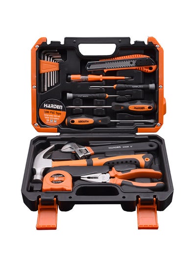 Buy 18-Piece Professional Repairing And Maintenance Tool Set Multicolour in UAE