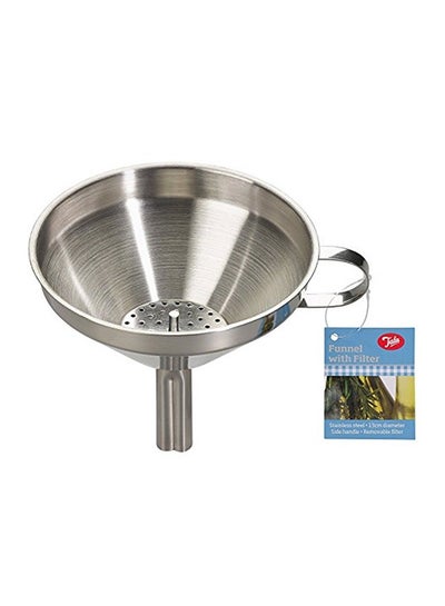 Buy Funnel With Filter Silver 13cm in UAE