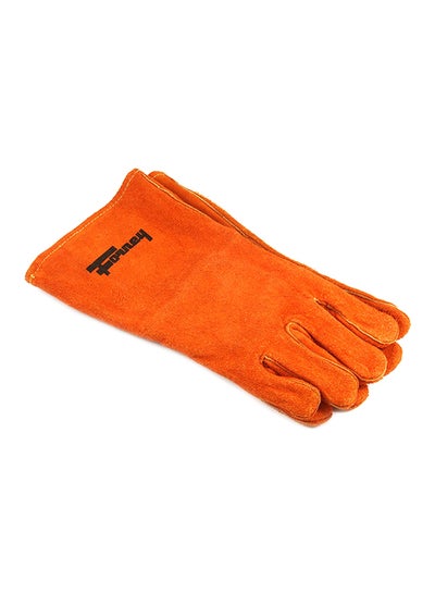 Buy Welding Gloves Large Orange 14 x 7 x 1inch in Saudi Arabia