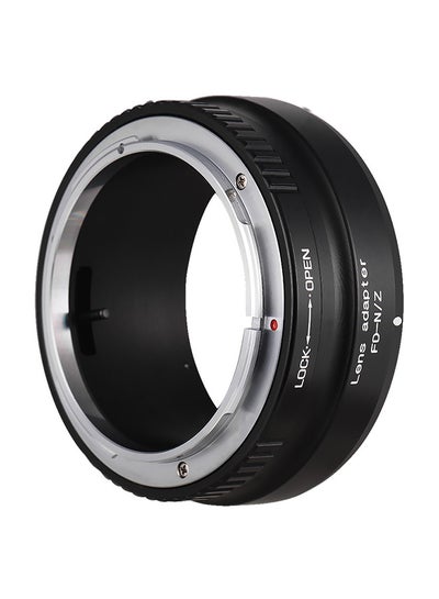 اشتري Lens Mount Adapter Ring For Canon FD Lens To Nikon Z6 Z7 أسود في السعودية