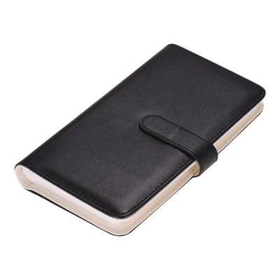 Buy 80-Pockets Portable Mini Photo Album Black in Saudi Arabia