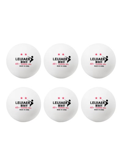 Buy 6-Piece Table Tennis Ping Pong Balls 30grams in Saudi Arabia