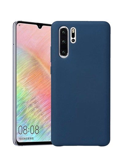 Buy Protective Silicone Back Case Cover For Huawei P30 Pro Blue in Saudi Arabia