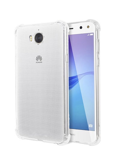 Cover Trasparente Con Stelle, Luna E Nuvole Per Huawei Y5 (2017) E Y6 2017 – TPU Morbido Antiurto