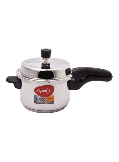 Buy Stainless Steel Pressure Cooker Silver/Black in UAE