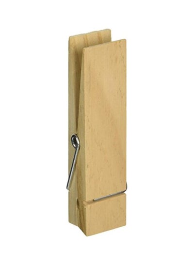 Buy Jumbo Wood Clothespin Natural in UAE