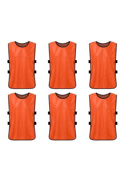 اشتري 6 Piece Soccer Pinnies Quick Drying Football Jerseys في الامارات