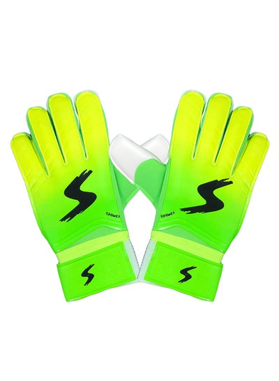 Buy Goalkeeper Gloves Finger Protection Latex Soccer Goalie Gloves Breathable Sports Gloves in Saudi Arabia