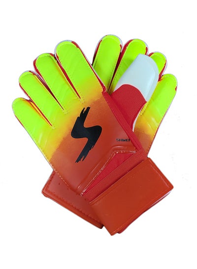 Buy Goalkeeper Gloves Finger Protection Latex Soccer Goalie Gloves Breathable Sports Gloves in Saudi Arabia
