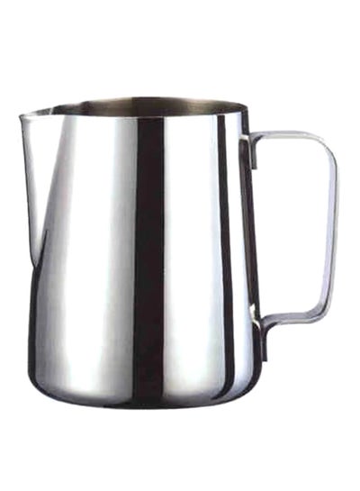 Buy Stainless Steel Milk Frothing Pitcher Silver 600ml in Egypt