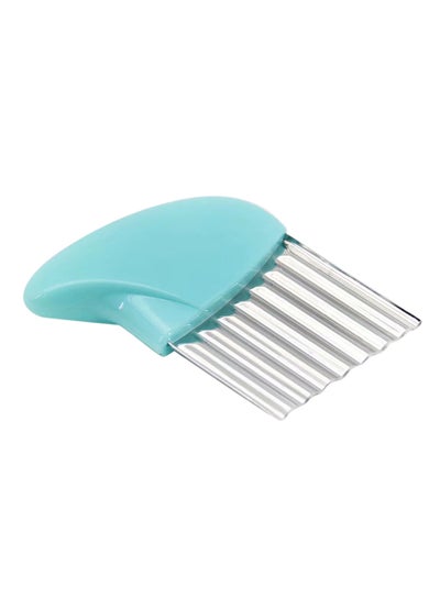 Buy Potato Slicer Blue/Silver 9centimeter in Saudi Arabia