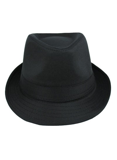 Buy Casual Fedora Hat Black in Saudi Arabia