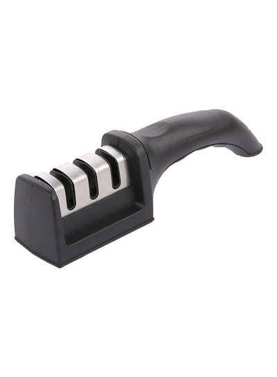 اشتري 3 Stage Knife Sharpener Black/Silver 23centimeter في مصر