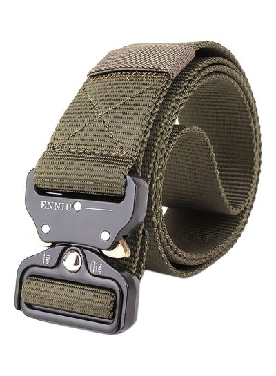 Buy Training Belt With Buckle Army Green in Saudi Arabia