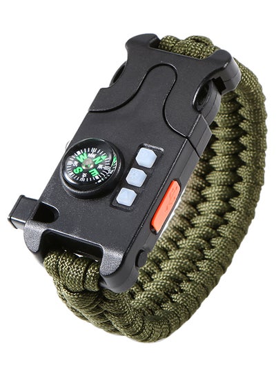 Buy Outdoor 8-In-1 Paracord Survival Bracelet in UAE