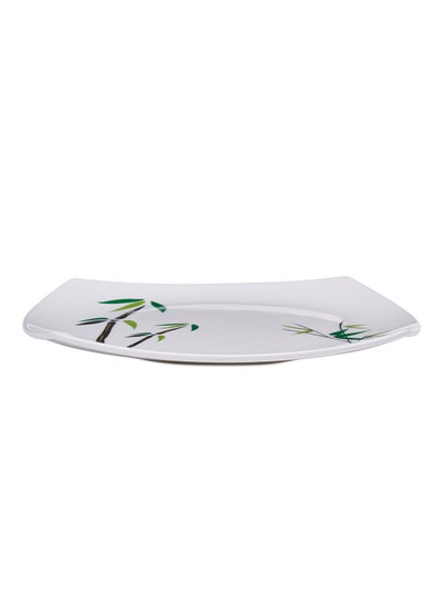 Buy Square Plate Green 27cm in UAE