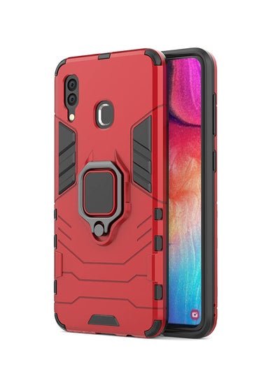 Buy Case Cover for Samsung Galaxy A30 Wine Red in UAE