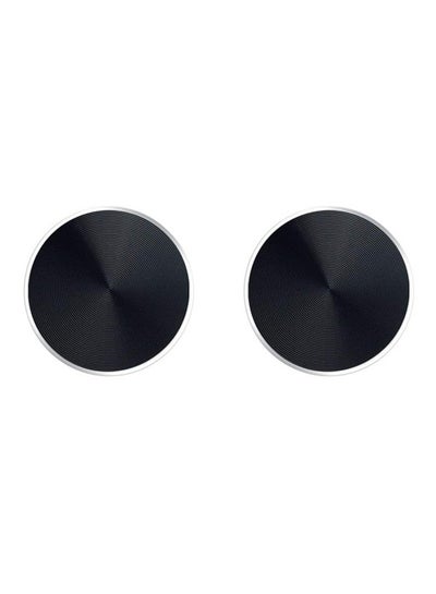 Buy 2-Piece Mounting Kits Stickers For Universal Magnetic Car Holder Black in UAE