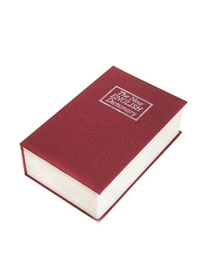 Buy Dictionary Book Safe With Key Lock Red 432grams in Saudi Arabia