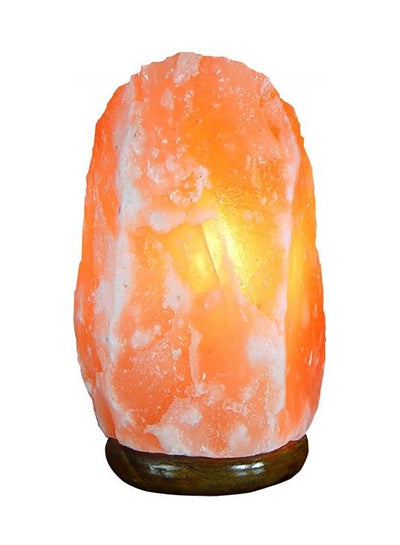 Buy Himalayan Rock Salt Lamp Orange 12x13centimeter in UAE