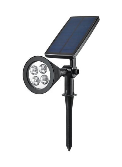 Buy 2-In-1 Solar Outdoor Spotlight Black/Blue 10 x 15cm in UAE