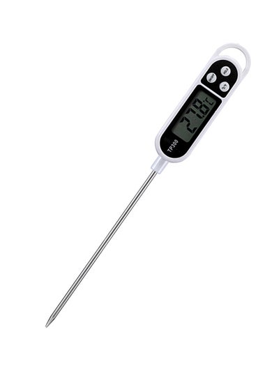 Buy Digital Cooking Food Thermometer Silver/Black/White 12centimeter in UAE