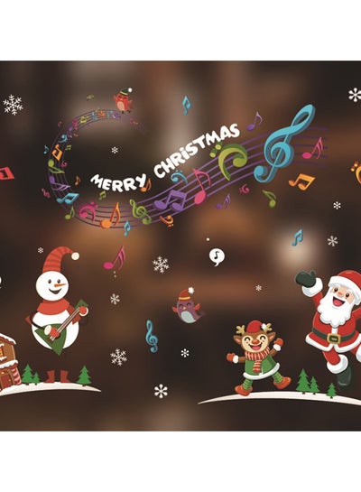 اشتري Christmas Decoration Window Glass Stickers متعدد الألوان 20 x 20cm سنتيمتر في الامارات