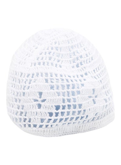 Buy Casual Ghafiya And Kufi Cap White in Saudi Arabia