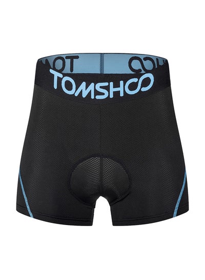 Buy 3D Padded Breathable Cycling Underpants Black in Saudi Arabia