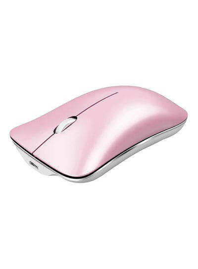 Buy HXSJ T23 Wireless Bluetooth Mouse Rechargeable Pink in Saudi Arabia