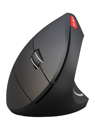 Buy HXSJ T29 Vertical Wireless Rechargeable Mute Mouse Black in Saudi Arabia