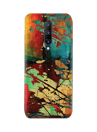 Buy TPU Silicone Protective Case For OnePlus 7 Pro Vintage Art Grunge Pattern in UAE