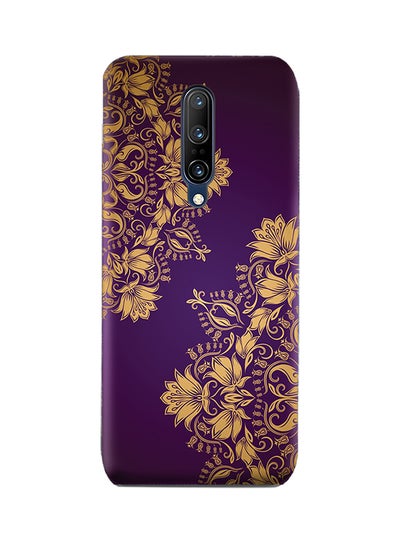 Buy TPU Silicone Protective Case For OnePlus 7 Pro Floral Mandala Pattern in UAE