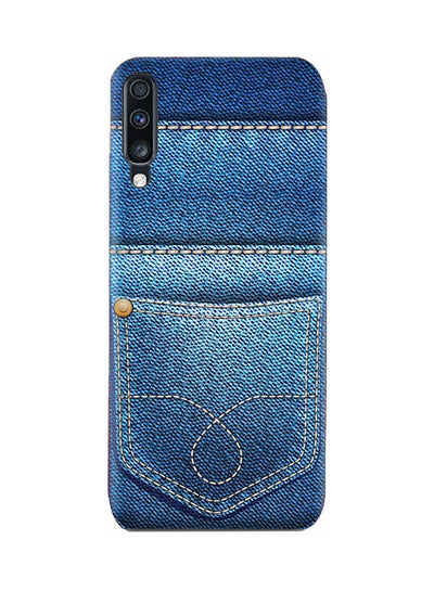 Buy TPU Case Cover For Samsung Galaxy A70 Jeans Pattern in UAE