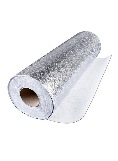 Buy Aluminum Foil Oil Proof Stickers Silver 60x5x5centimeter in Saudi Arabia