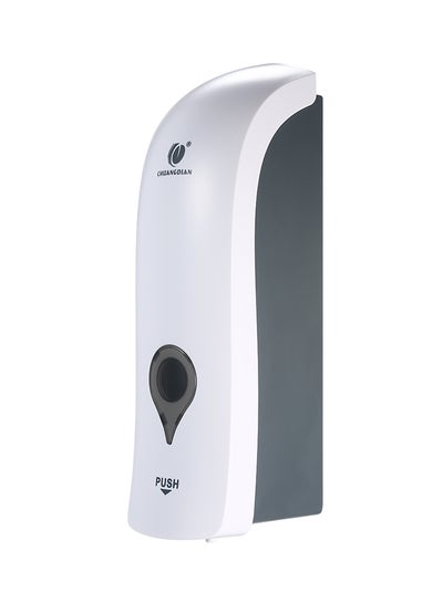 Buy Wall Mounted Single-Head Manual Soap Dispenser White 22.5 x 6.8 x 7.8cm in Saudi Arabia