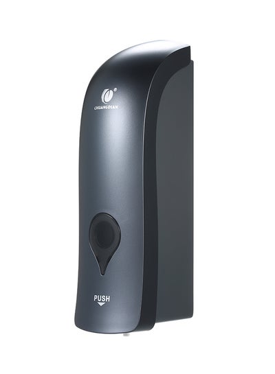 Buy Wall Mounted Single-Head Manual Soap Dispenser Grey 22.5 x 6.8 x 7.8cm in UAE