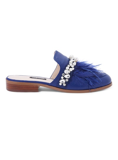 Buy Jarae Mules Blue in UAE