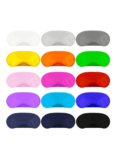 اشتري Pack Of 30 Coloured Blindfold Eye Multicolour One Size في الامارات