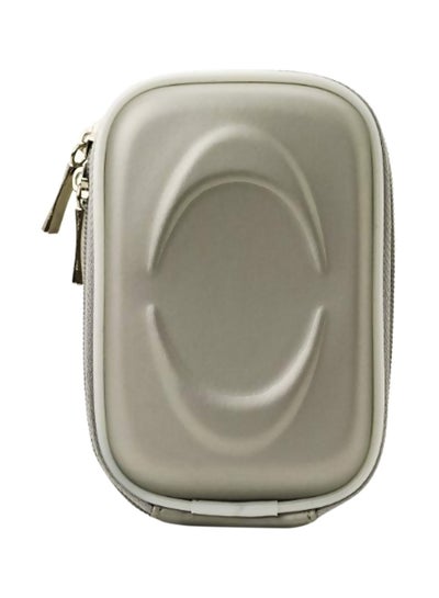 Buy Protective Semi Hard Case Cover For Canon PowerShot A2500 Grey/White in UAE