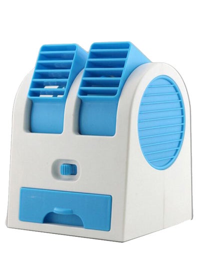 Buy Portable Desktop Mini Cooling Fan XFM70621624 White/Blue in Egypt