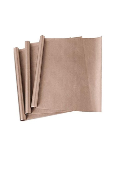 Buy 3-Piece Heat Press Transfer Sheet Set Brown 16x20inch in Saudi Arabia