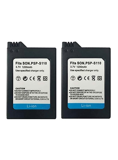 2-Piece Rechargeable Replacement Battery For Sony PSP Black price in UAE |  Noon UAE | kanbkam