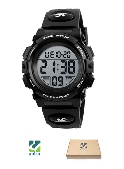 اشتري Men's Outdoor Sport Waterproof Resin Digital Watch 1258 في مصر