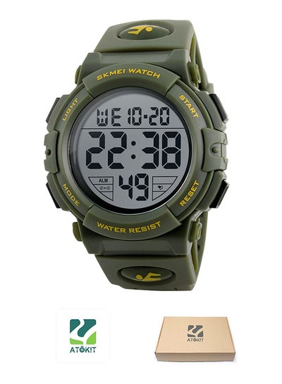 اشتري men Outdoor Sport Waterproof Resin Digital Watch 1258 في مصر