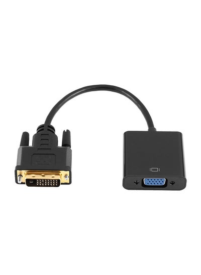 اشتري كابل محول نشط من منفذ DVI-D إلى منفذ VGA أسود في مصر