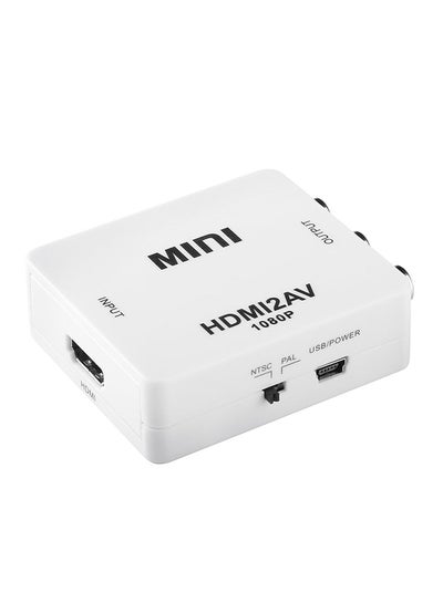 اشتري كابل محوّل فيديو عالي الوضوح من HDMI إلى AV أبيض في مصر